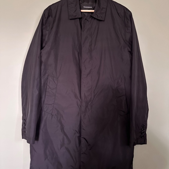 CLUB MONACO Black Nylon Trench - Picture 3 of 9